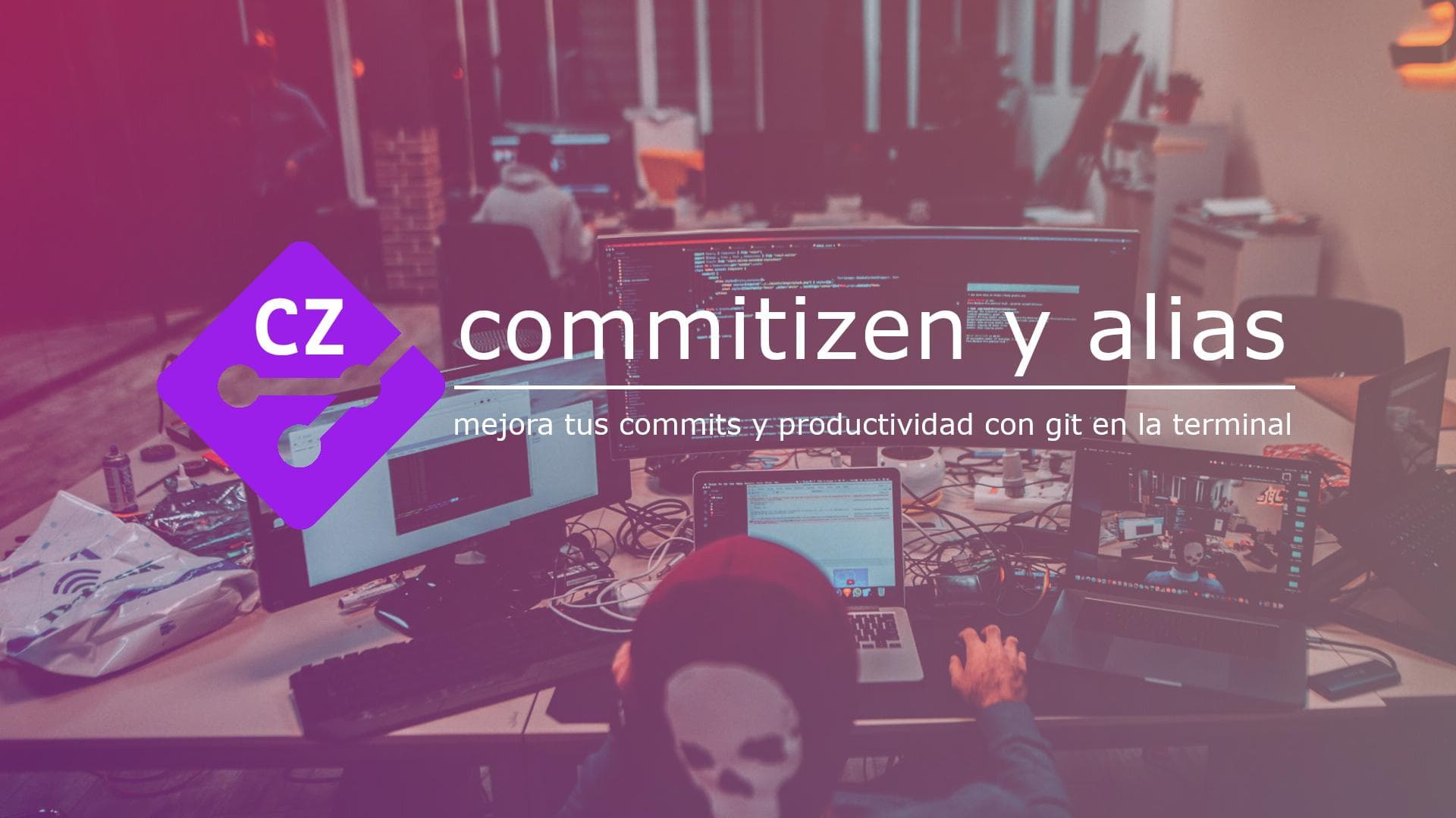 Productividad y buenos commits
: commitizen y git|linux alias